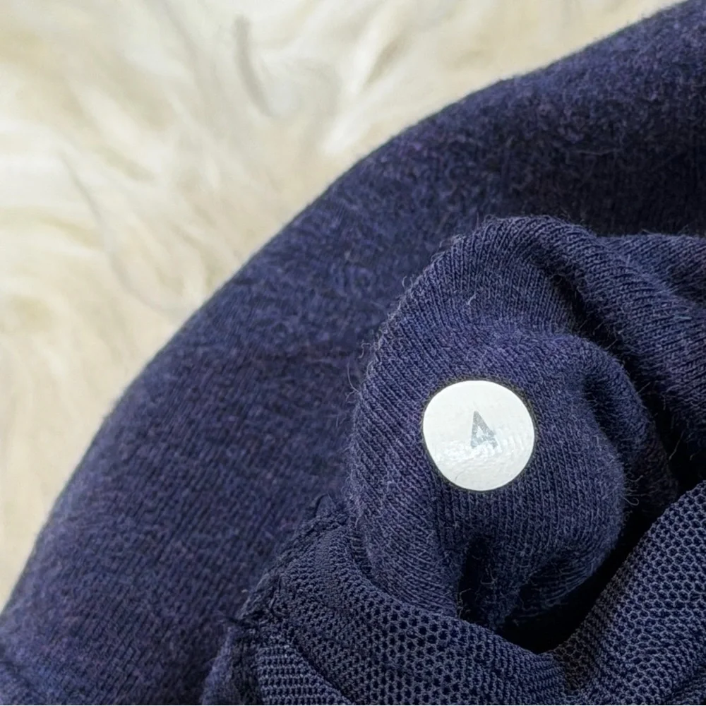 Lululemon Insculpt Jacket Heathered Deep Indigo Sz 4